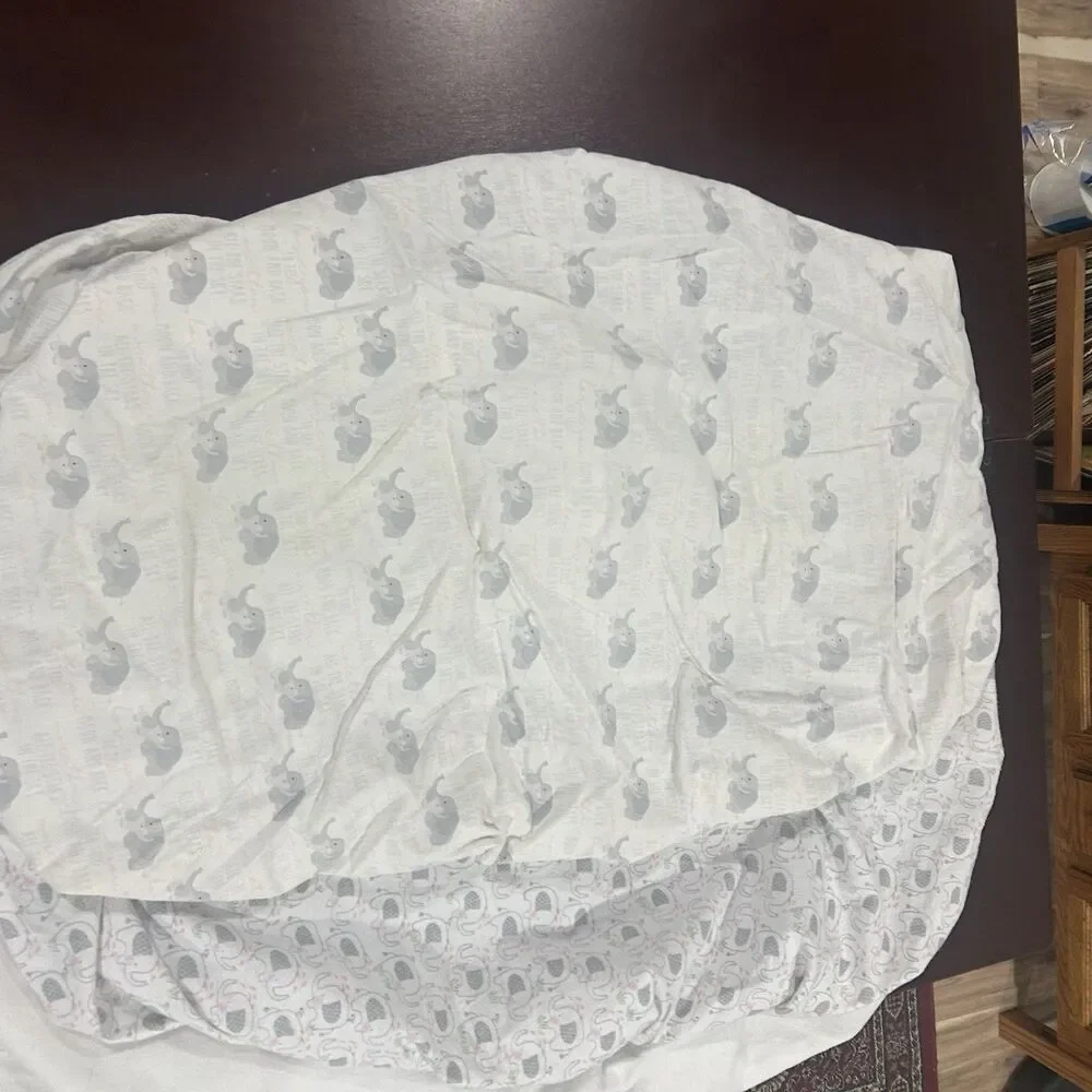 Stokke Sleepi Crib Lot Of 4 Plus Mattress Pad Oval Fitted Crib Sheet 18' X 26